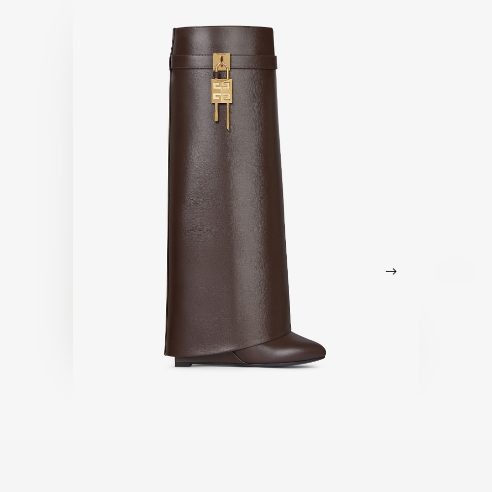 Givenchy Shark leather boots, size 41/9.5